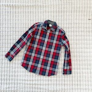 Crewcuts Boys Plaid Button-Up Shirt